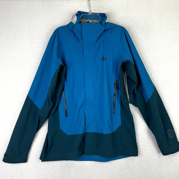 REI Jackets & Blazers - Rei Elements Talusphere Rain Jacket Women's Size M Blue